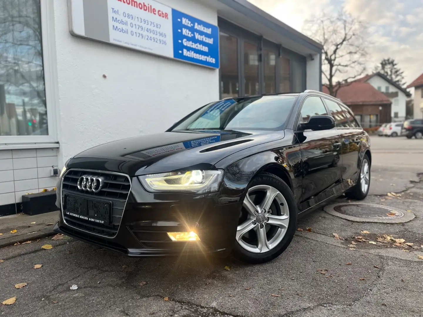 Audi A4 Av Ambition Leder+Xenon+ACC+LaneAssist+Kamera Schwarz - 1