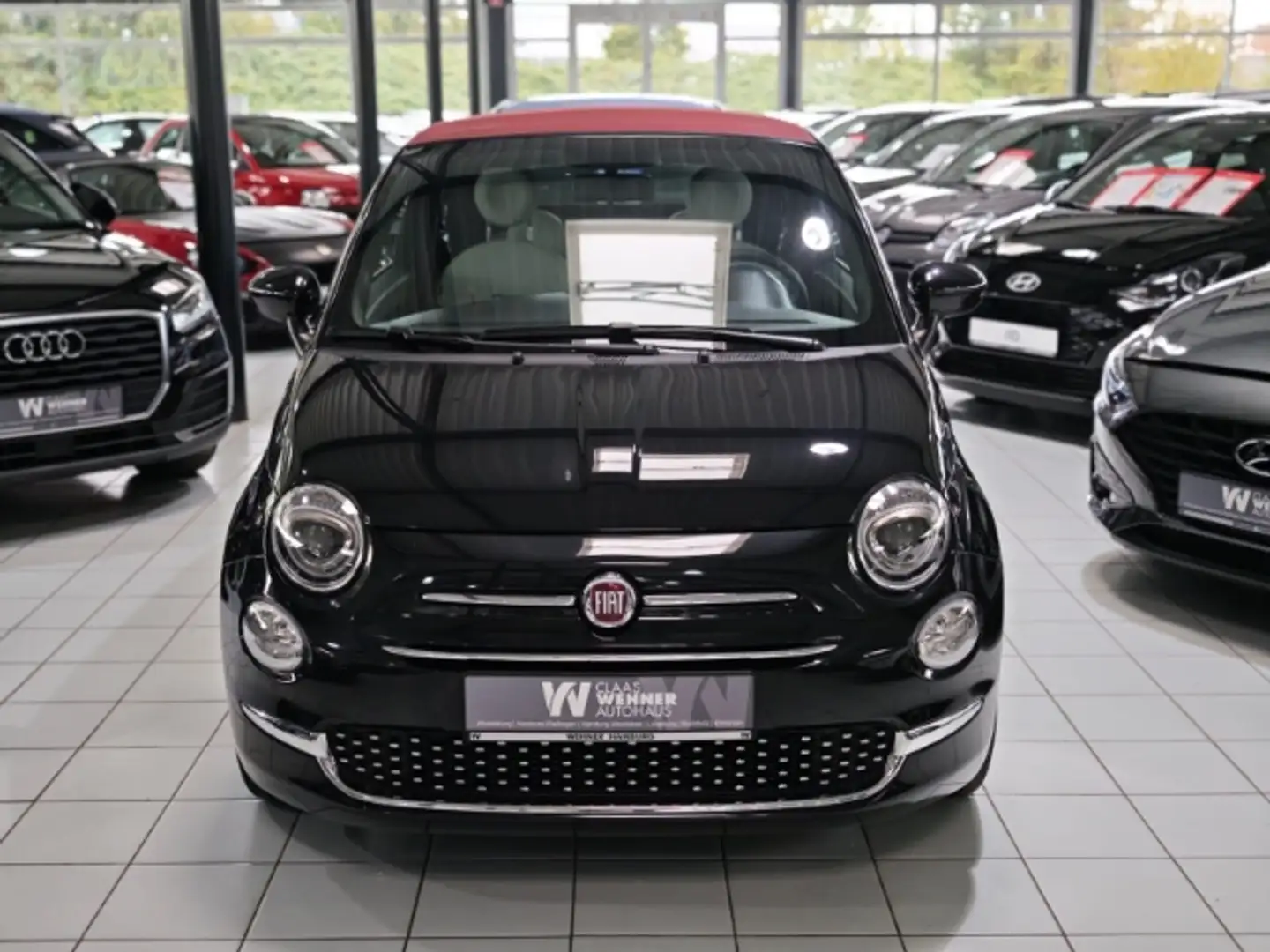 Fiat 500 Fiat 500C MY21 1.0 Dolcevita Hybrid Faltdach Apple Schwarz - 2