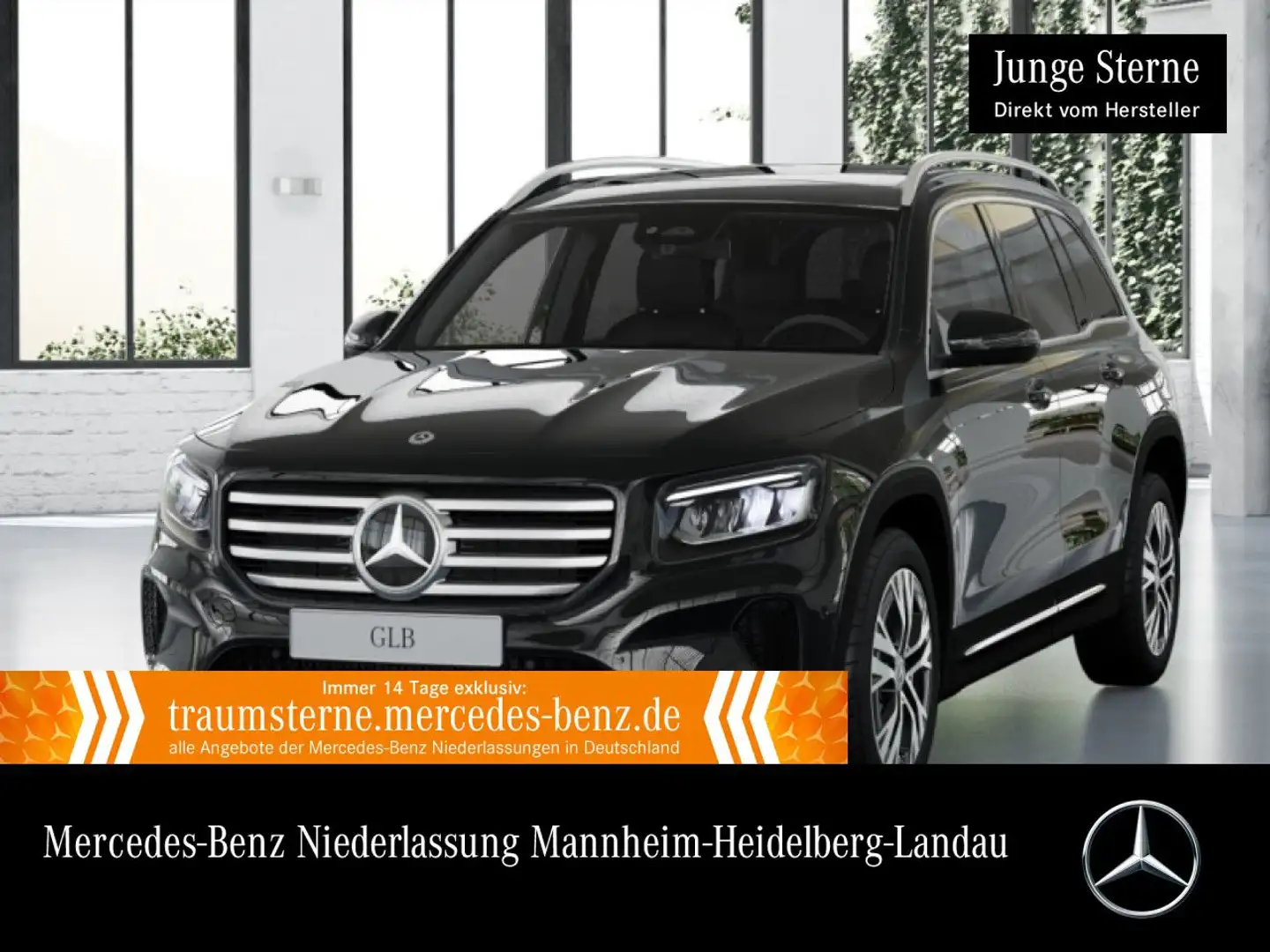 Mercedes-Benz GLB 200 PROGRESSIVE+PANO+LED+KAMERA+TOTW+7G Schwarz - 1