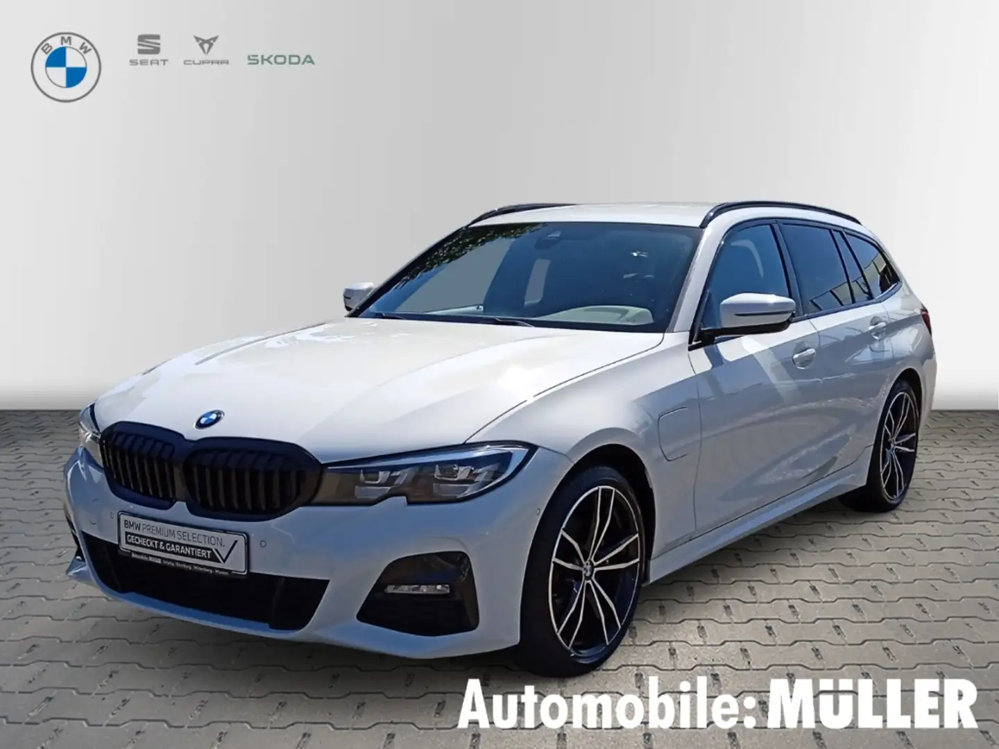 BMW 320 e MSport Touring + LED+Kamera+DAB+HIFI+ Weiß - 1