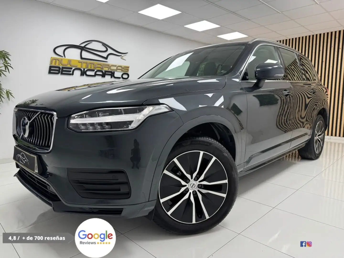 Volvo XC90 B5 Business Plus 7pl. AWD Aut. Gris - 2