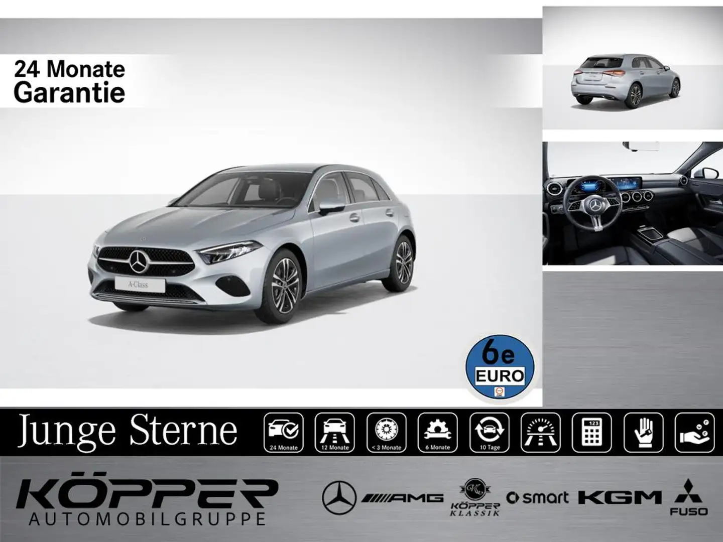 Mercedes-Benz A 200 d Progressive Advanced Kamera Silver Line Silber - 1
