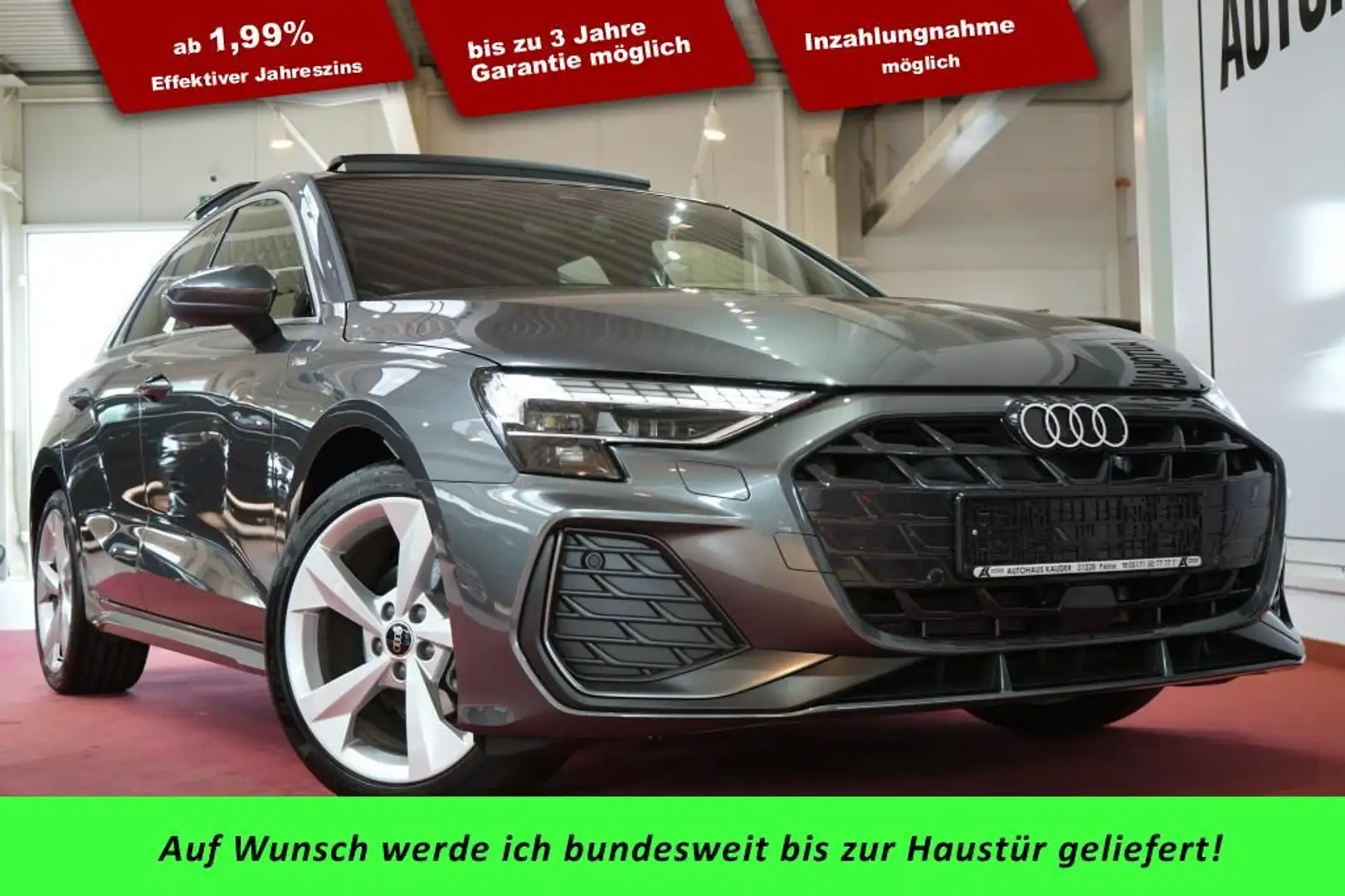 Audi A3 35 TDI Sportback S line*MATRIX*Pano*Kamera*Vi Gris - 1