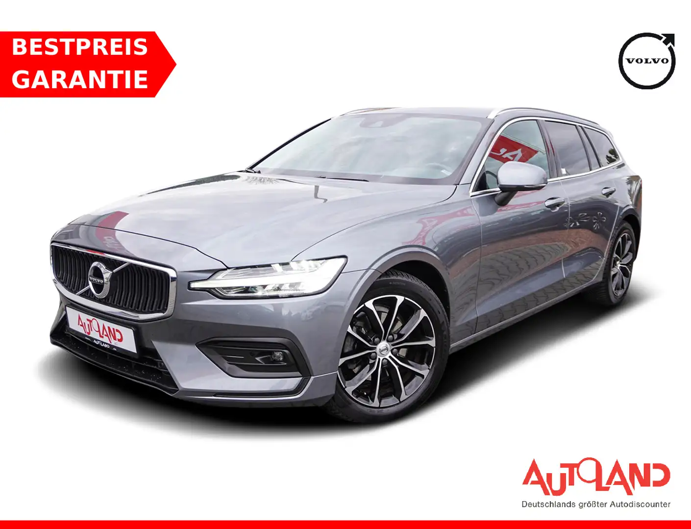 Volvo V60 D4 Momentum LED Navi Kamera Sitzheizung PDC Grijs - 1