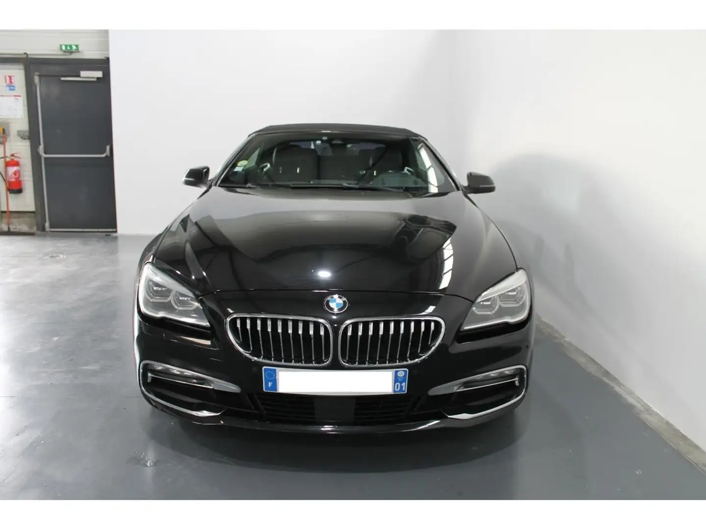 BMW 640 640d Cabriolet M Sport - BVA Sport CABRIOLET F12 LCI 640d PHASE 2 Noir - 2
