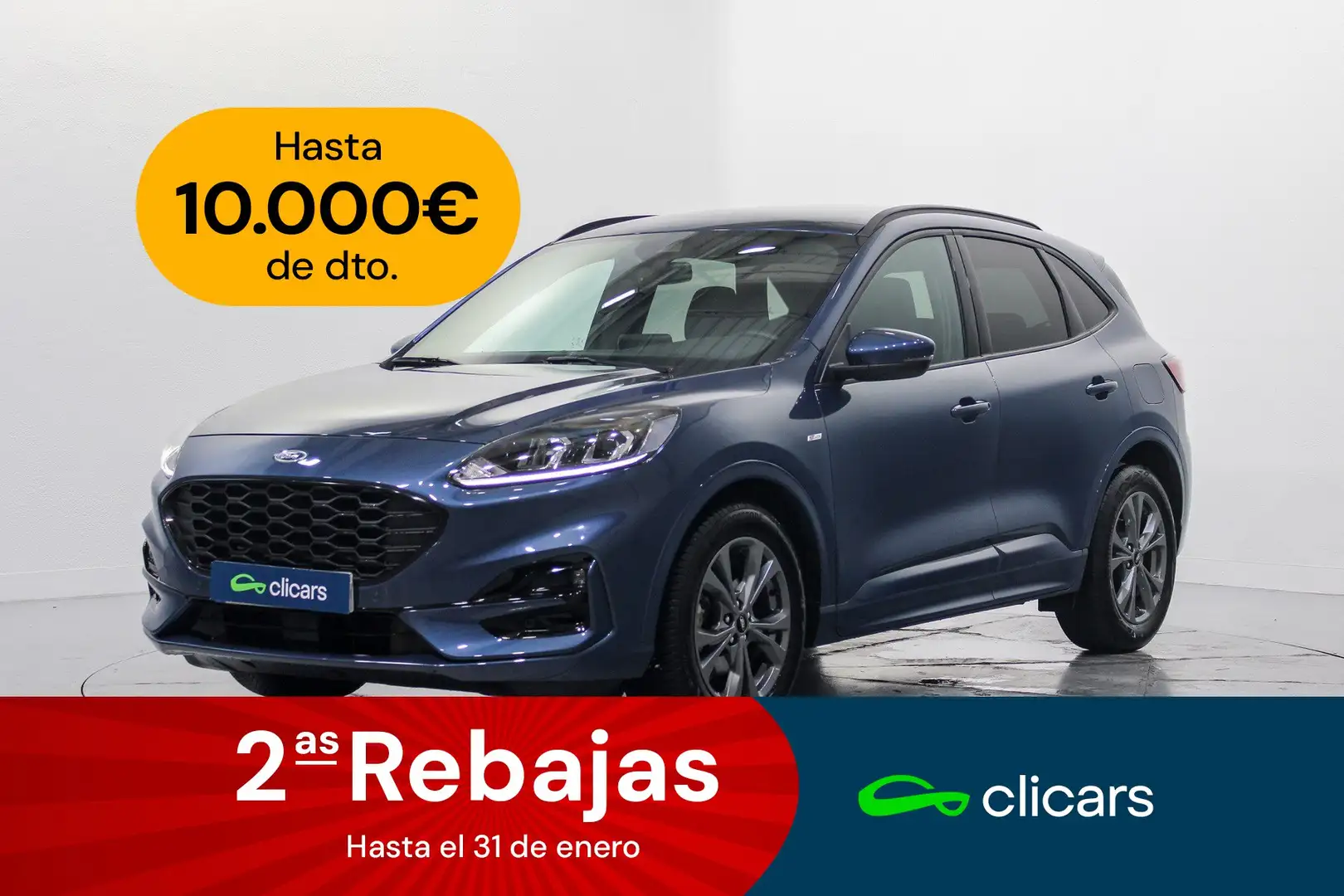 Ford Kuga 1.5 EcoBlue ST-Line FWD 120 Bleu - 1