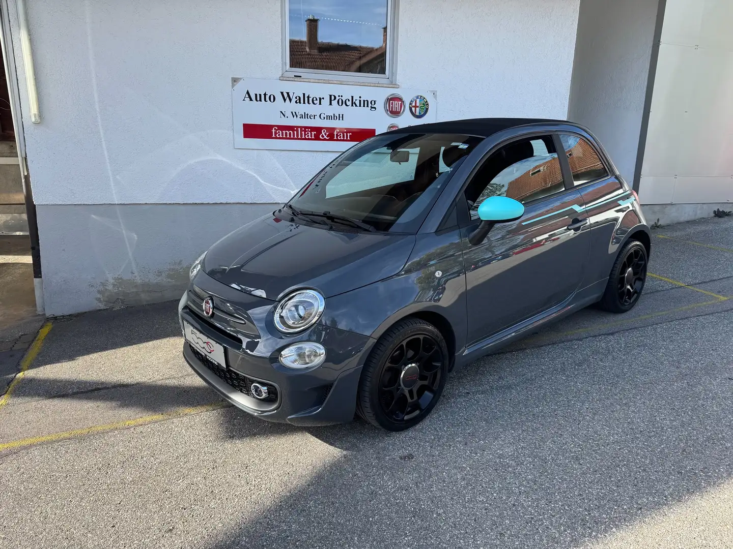 Fiat 500C 500C S 105PS, Klima, ESP, eFh, ZV m. FFB Grau - 1