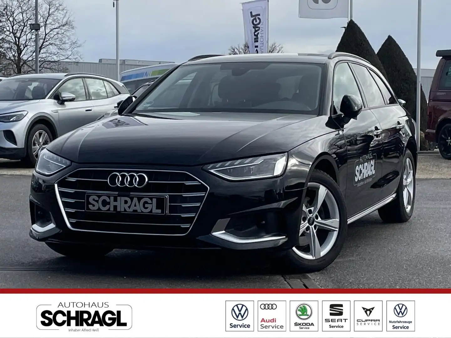 Audi A4 Avant 35 TDI s-tronic advanced+AHK+LED+NAVI Schwarz - 1