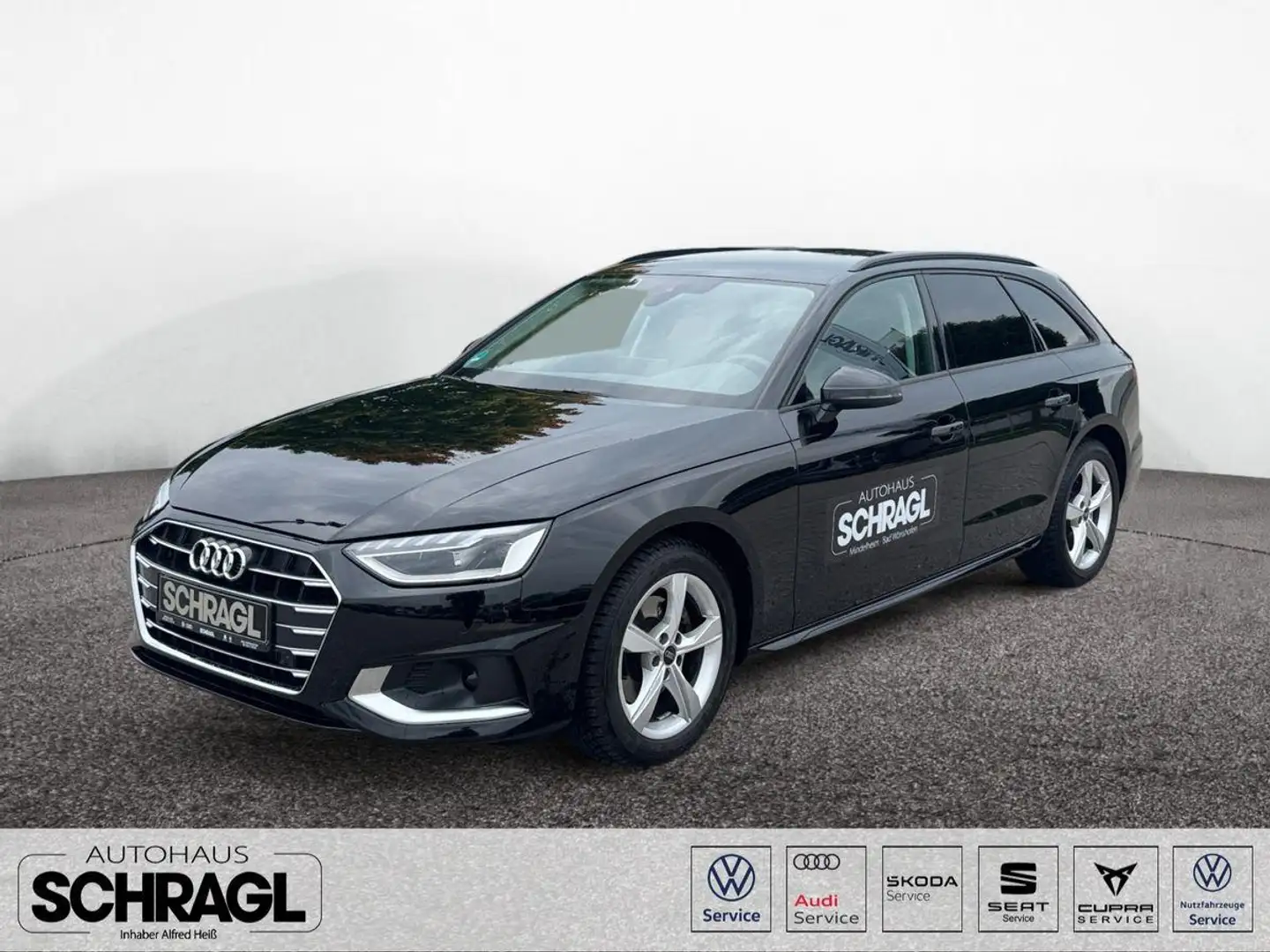 Audi A4 Avant 35 TDI s-tronic advanced+AHK+LED+NAVI Schwarz - 1