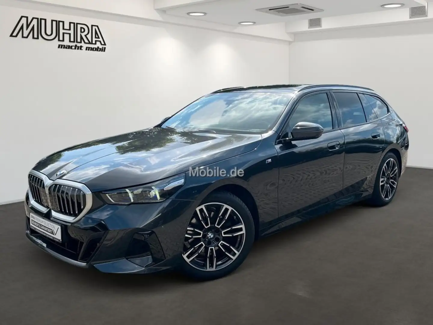 BMW 520 d Touring M Sport Autobahnas. Pano AHK Sthzg. Gris - 2
