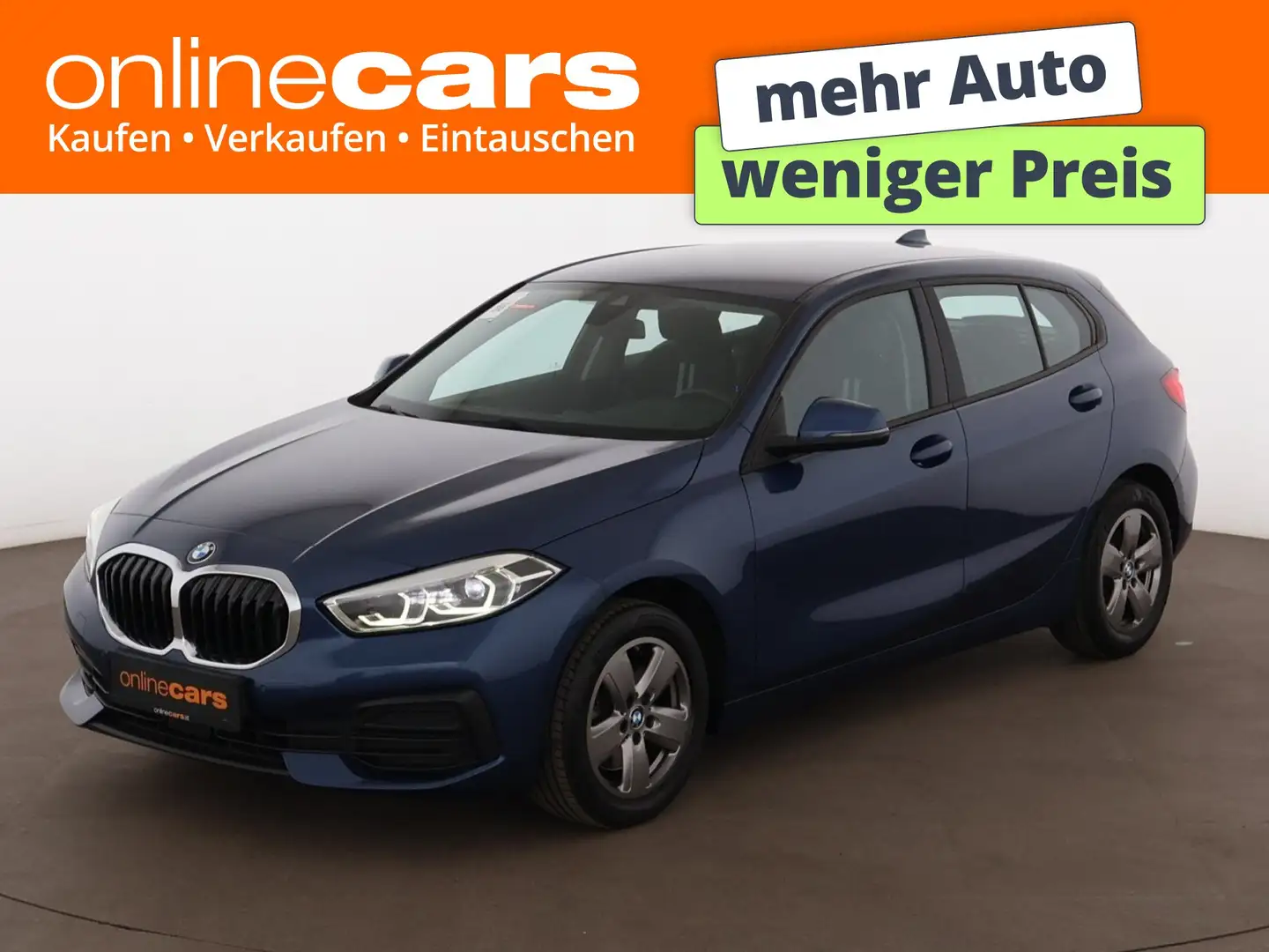 BMW 116 d Advantage LED LEDER NAVI TEMPOMAT PDC Blau - 1