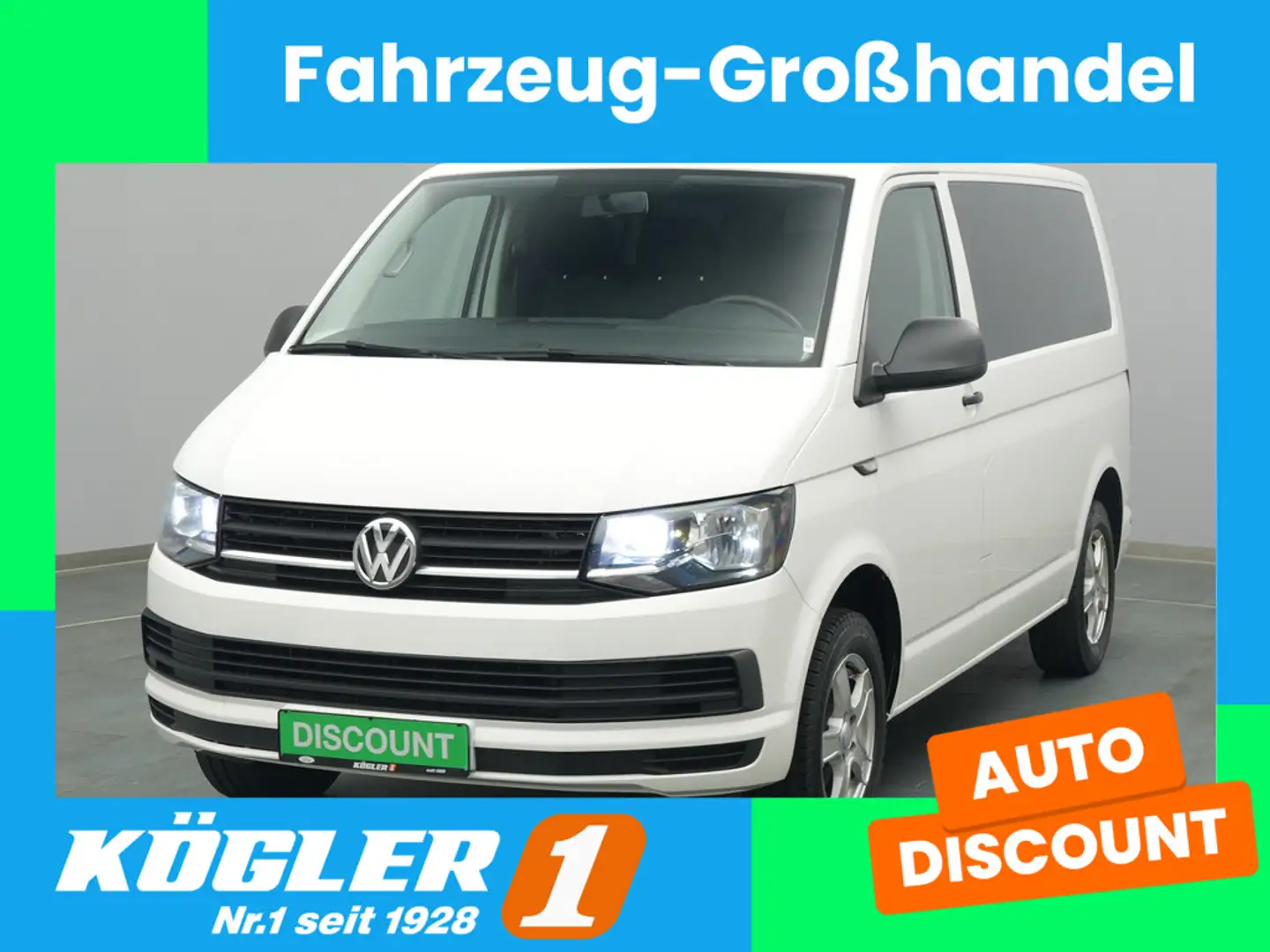 Volkswagen T6 Kombi EcoProfi 101PS/AHK/Klima Weiß - 1