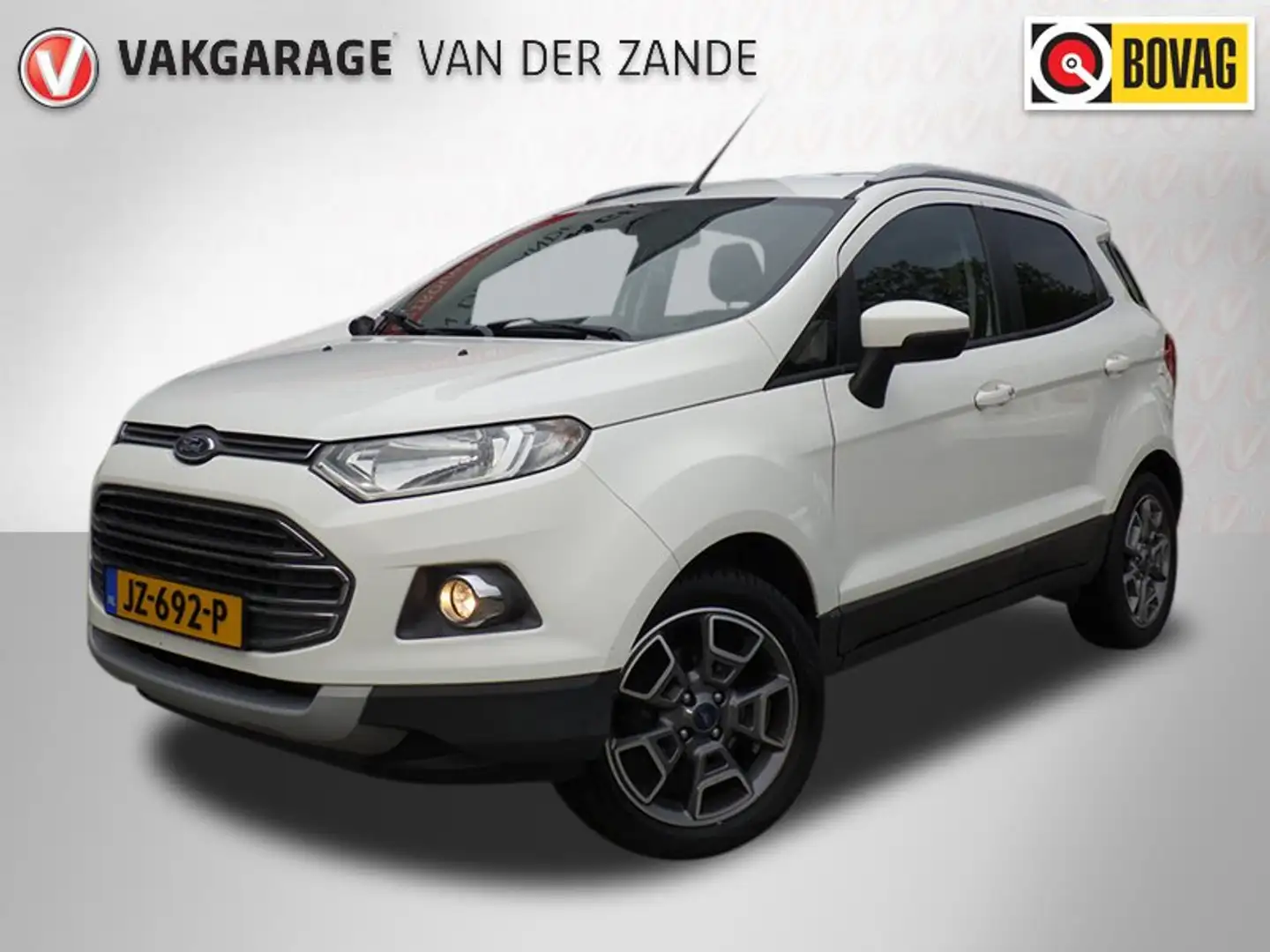 Ford EcoSport 1.0 EcoBoost Titanium, Camera, Cruise, Trekhk, NL/ Weiß - 1