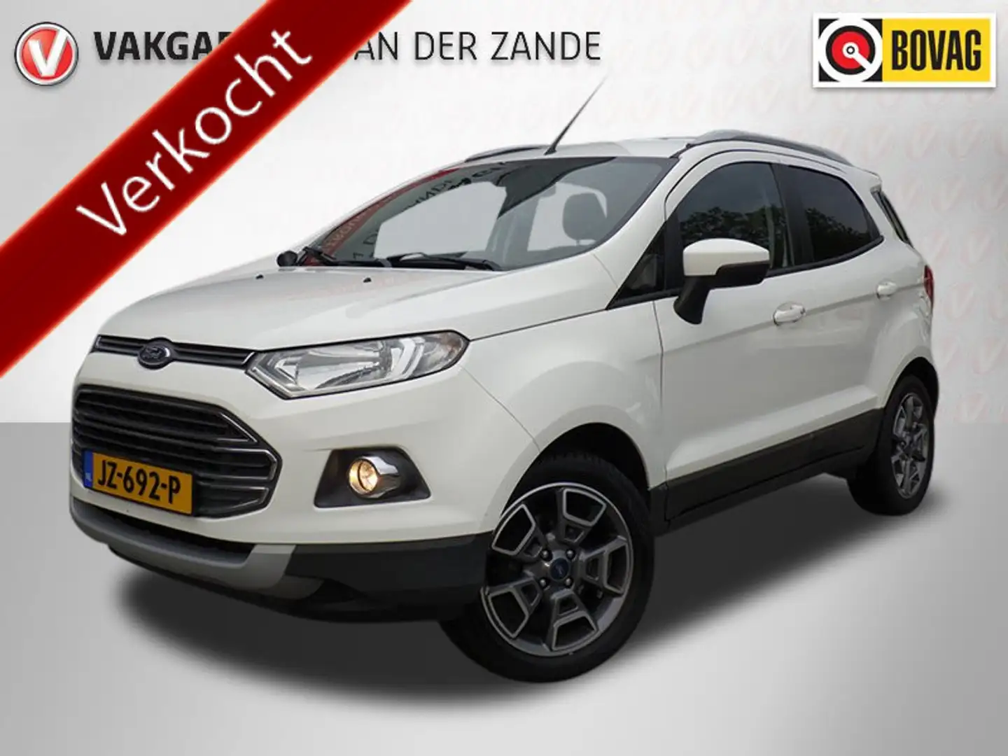 Ford EcoSport 1.0 EcoBoost Titanium, Camera, Cruise, Trekhk, NL/ Wit - 1