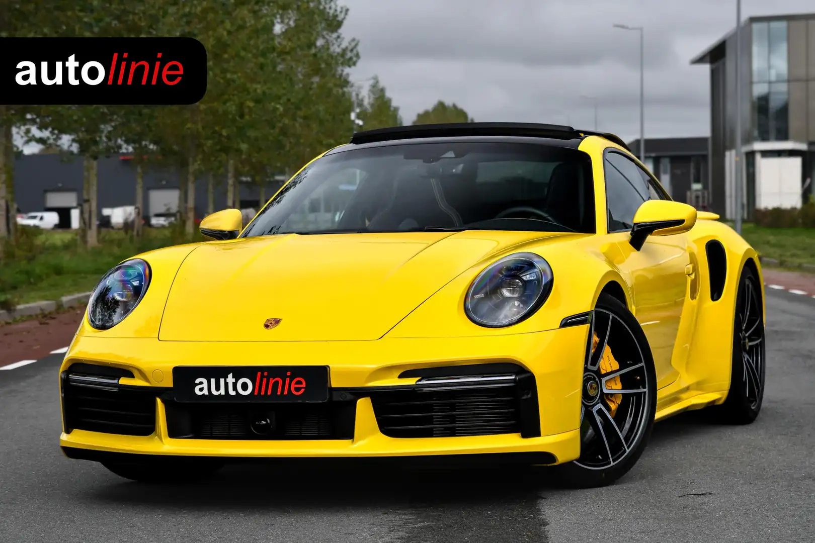 Porsche 911 3.8 Turbo S. Keramisch, Racing Yellow, Burmester, Jaune - 1
