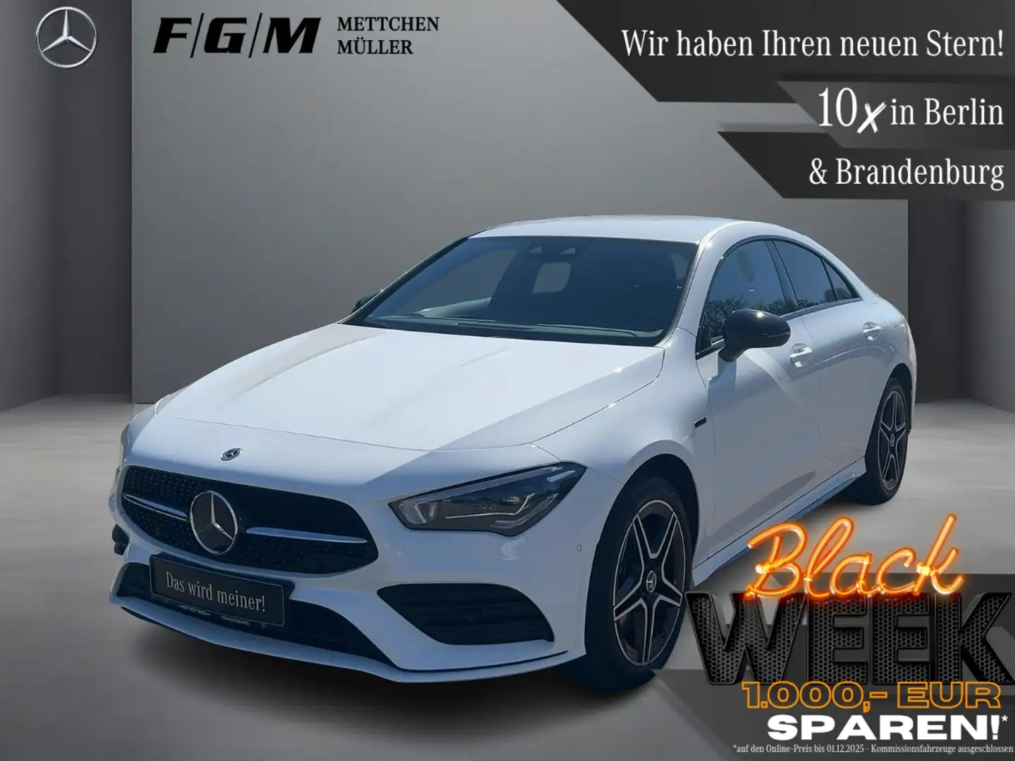 Mercedes-Benz CLA 250 e AMG Line MBeam|TWA|Night|Sitzhz|Kam Blanc - 1