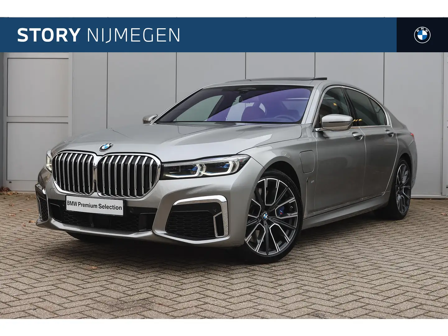 BMW 745 7 Serie 745e High Executive M Sport Automaat / Sch Grau - 1