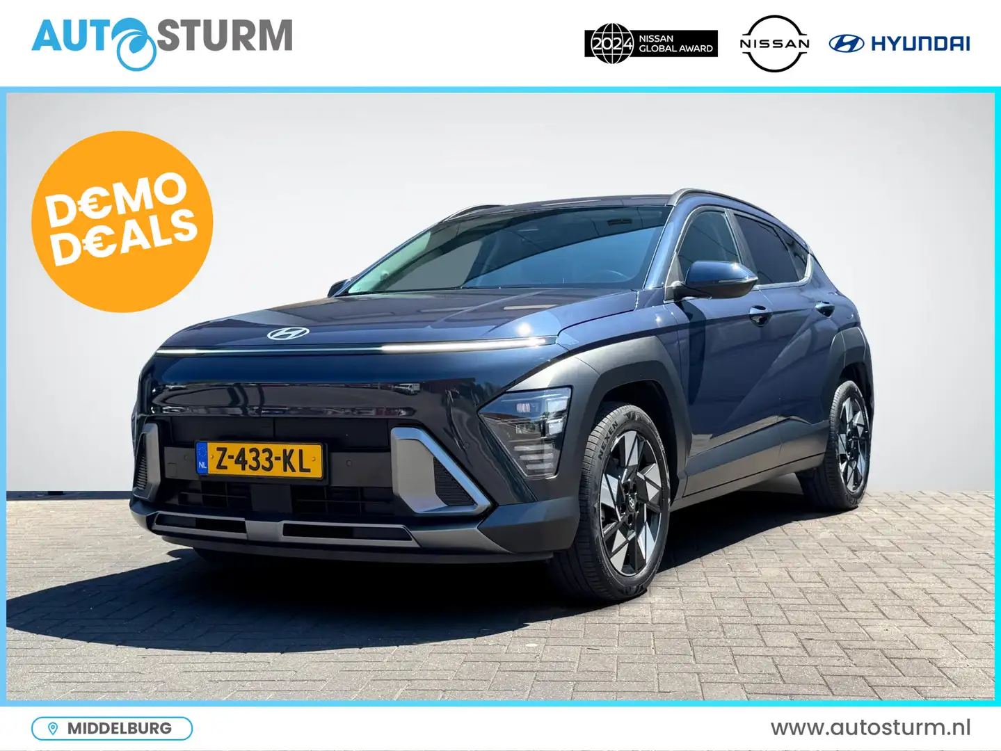 Hyundai KONA 1.6 GDI HEV Comfort Smart | Elek. Achterklep | Stu Blauw - 1