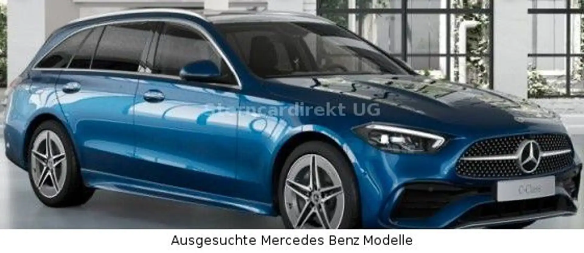 Mercedes-Benz C 300 de 4M T AMG PANO AHK DISTRO MEMORY Blau - 1