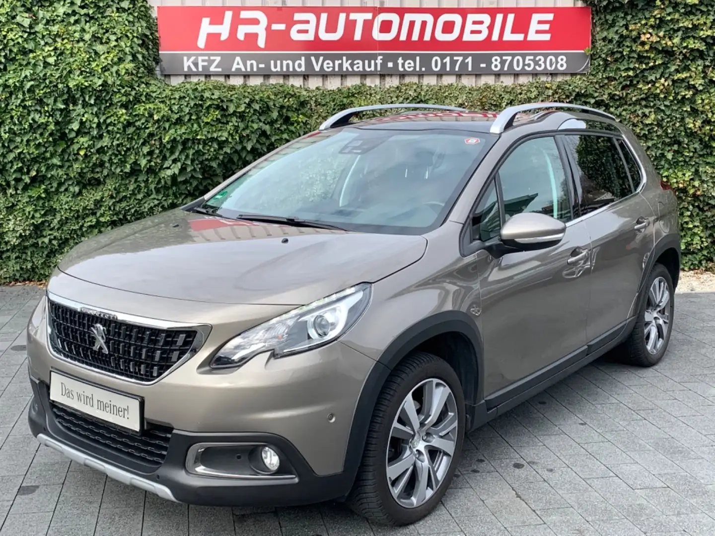 Peugeot 2008 Allure Leder Panorama Kamera Navi AHK abn. Grau - 1