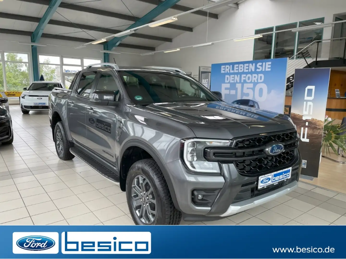 Ford Ranger Wildtrak DoKa e-4WD+AHK+NAV+LED+PDC+ACC+ Grau - 1