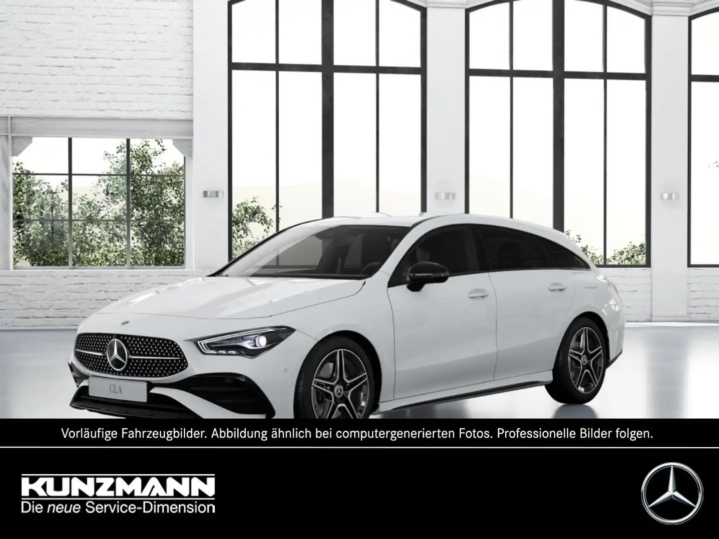 Mercedes-Benz CLA 220 d Shooting Brake AMG Night Navi AHK 360° Weiß - 1