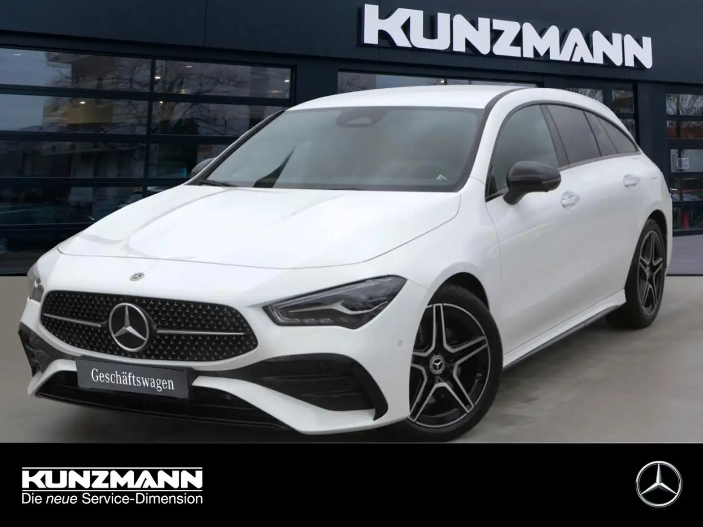 Mercedes-Benz CLA 220 d Shooting Brake AMG Night Navi AHK 360° Weiß - 1