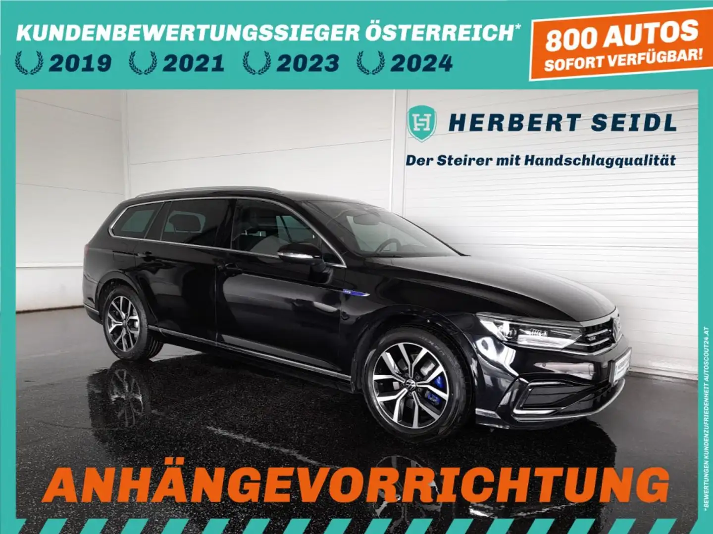 Volkswagen Passat Variant GTE PHEV DSG *MATRIX-LED / VIRTUELL / 17 ZOLL / NAVI / AHV & KAMERA / ACC / SPORT MASSAGESITZ / E-KLAPPE* Schwarz - 1