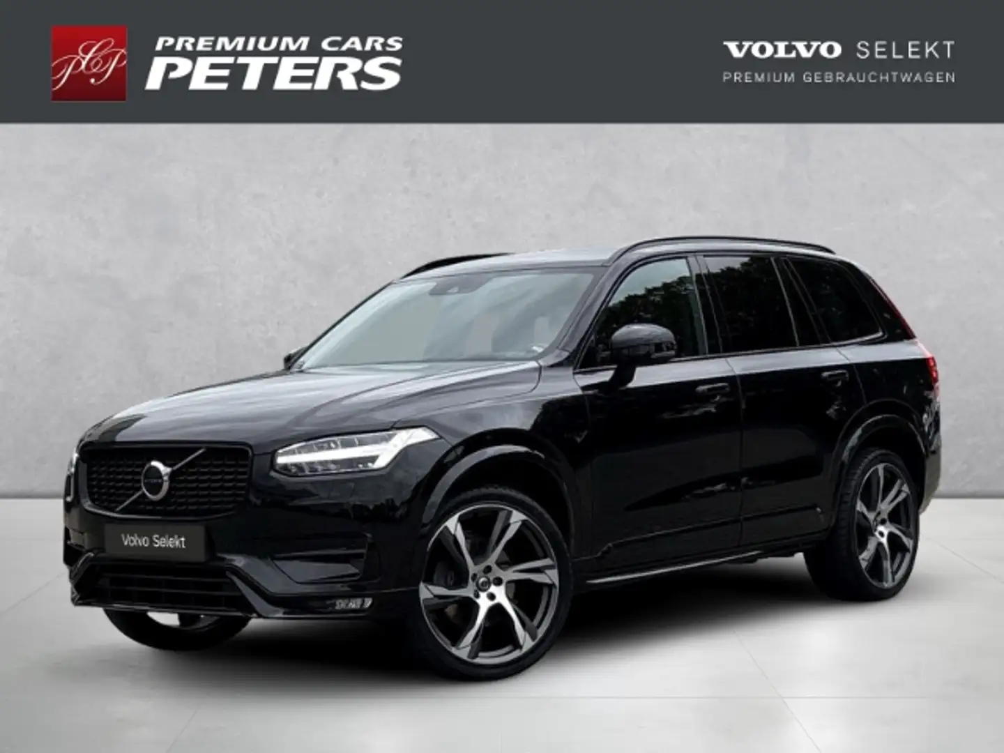 Volvo XC90 R Design B5 22''LM 7 Seat Standhz AHK Luftf. HUD N Negro - 1