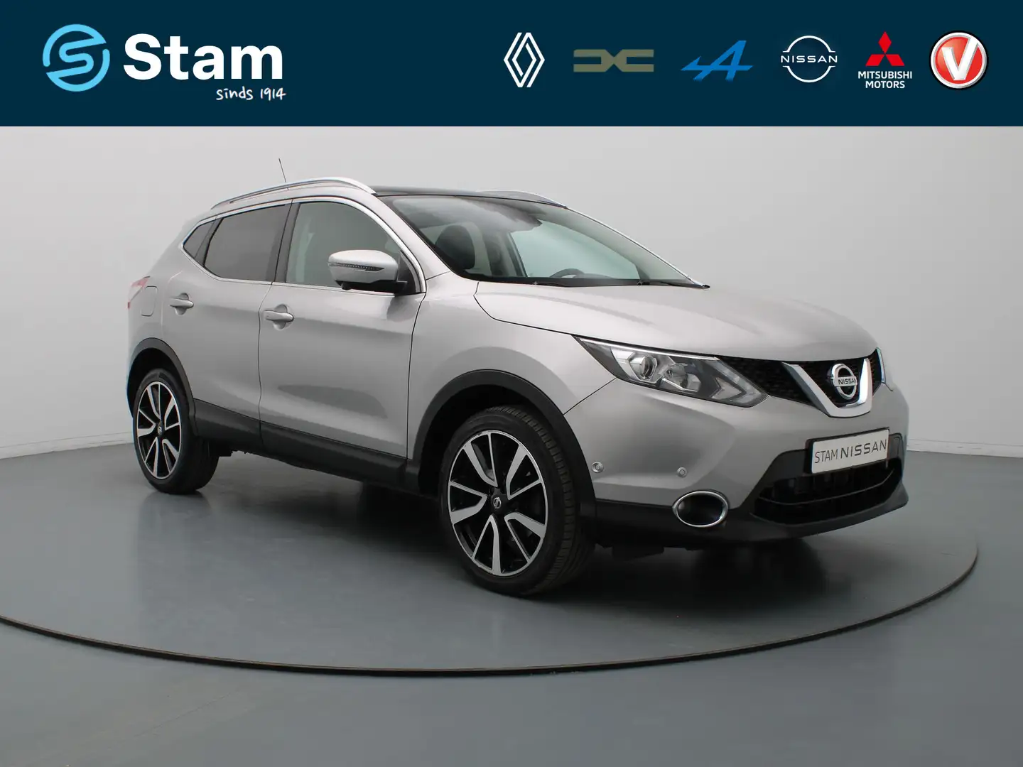 Nissan Qashqai 1.2 Tekna 360° Camera | Cruise | Navi | Parkeersen Grijs - 1