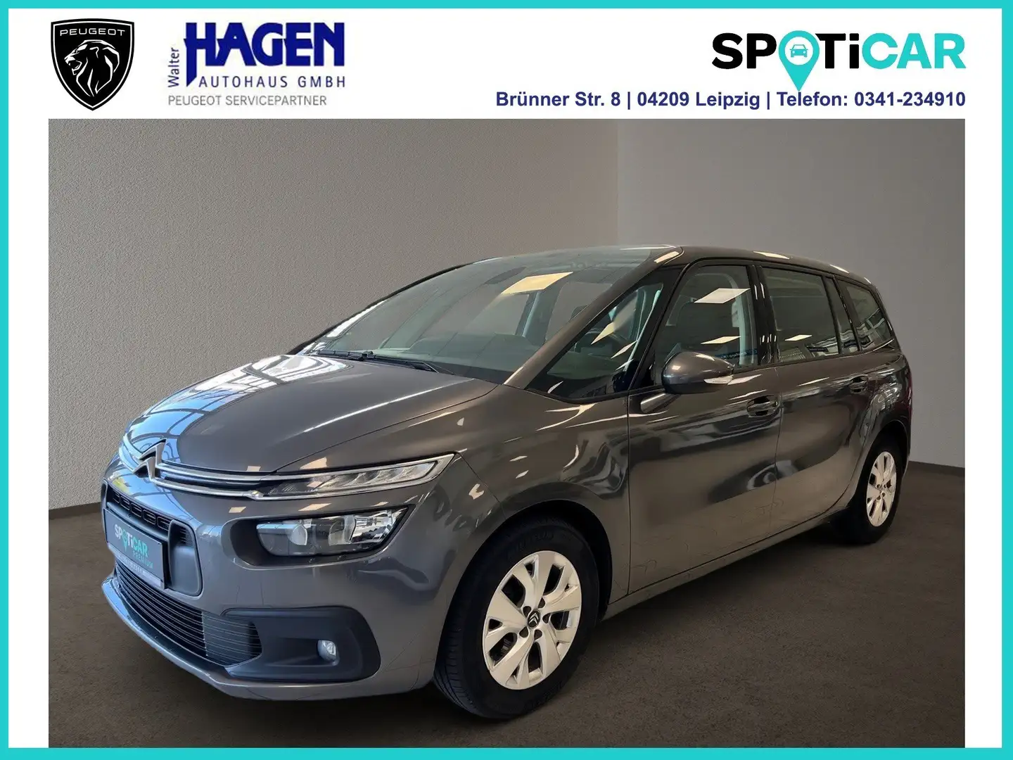 Citroen Grand C4 SpaceTourer Grand C4 Spacetourer Feel 1.2 130 PT PDC/SHZ/DAB Grau - 1