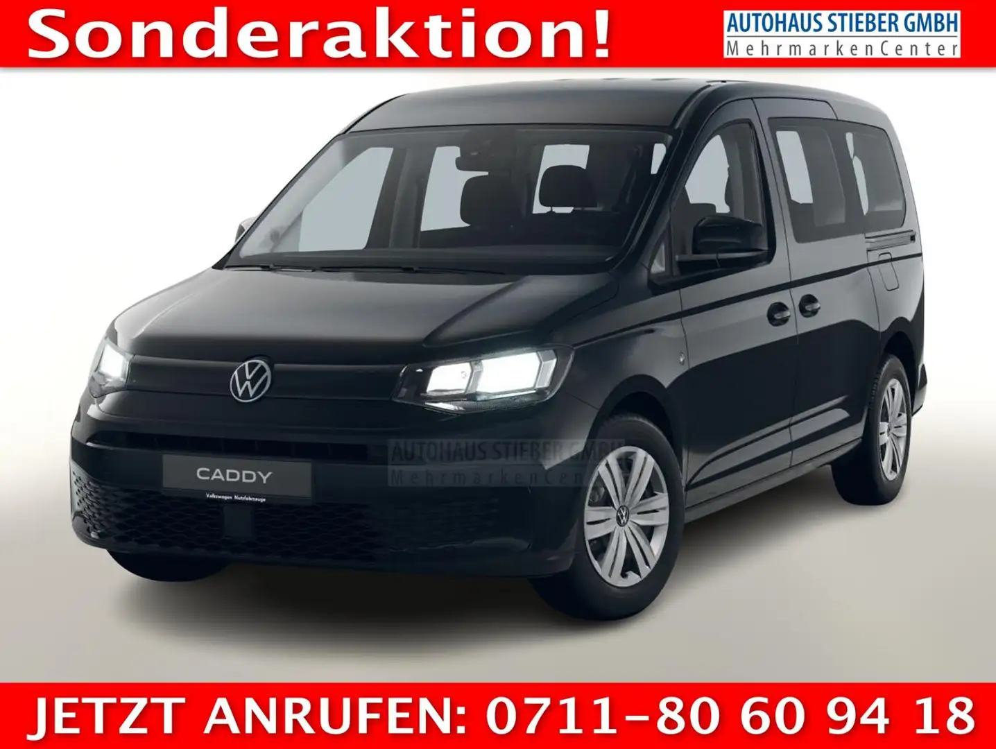 Volkswagen Caddy Maxi 1.5 TSI 116 DSG Ready2D SHZ 2ZClim 85 kW (... Schwarz - 1