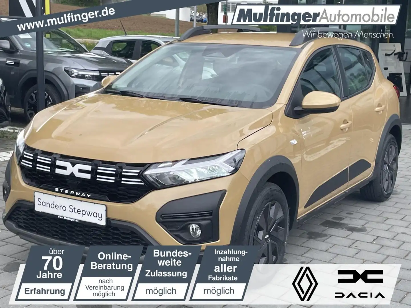 Dacia Sandero Stepway Expression TCe 90 EPH Klimaaut Blu Beige - 1