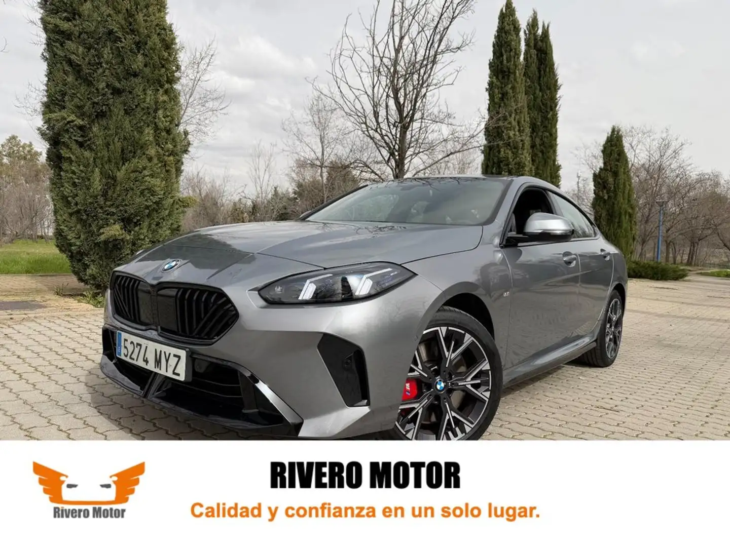 BMW 220 220d Gran Coupe Gris - 1