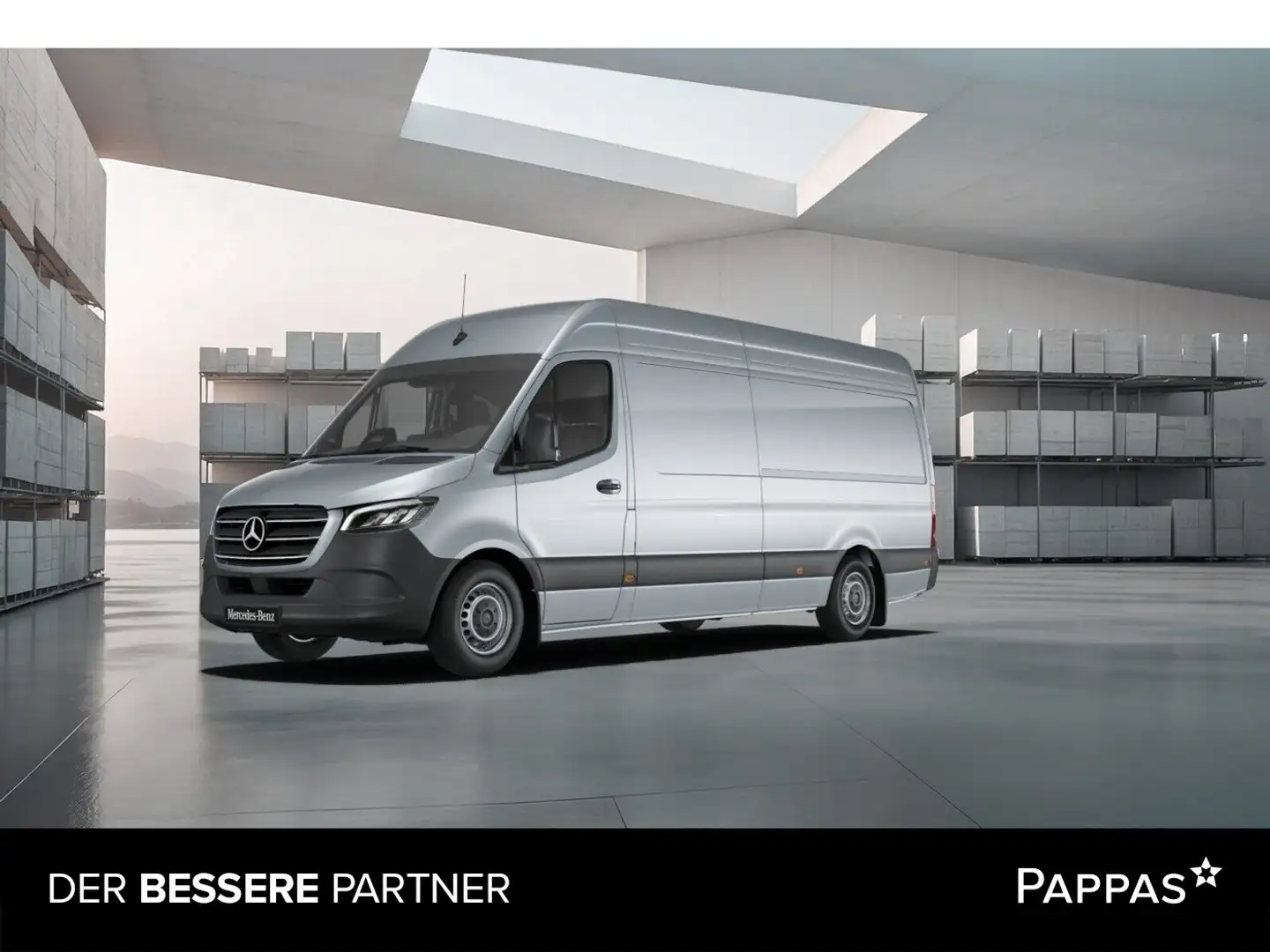 Mercedes-Benz Sprinter 317 CDI Kasten PRO Hochdach 4325 Aut. Silber - 1