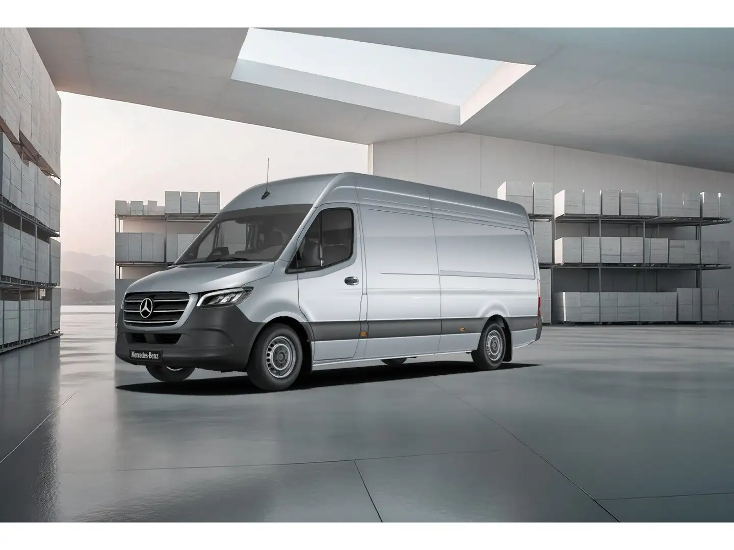 Mercedes-Benz Sprinter 317 CDI Kasten PRO Hochdach 4325 Aut. Silber - 2