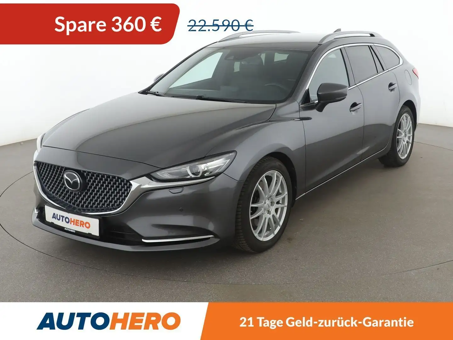 Mazda 6 2.2 Turbodiesel Sports-Line AWD Aut*NAVI*LED*ACC* Grau - 1