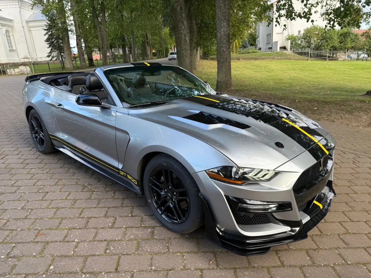 Ford Mustang Convertible 2.3 EcoBoost Gris - 1