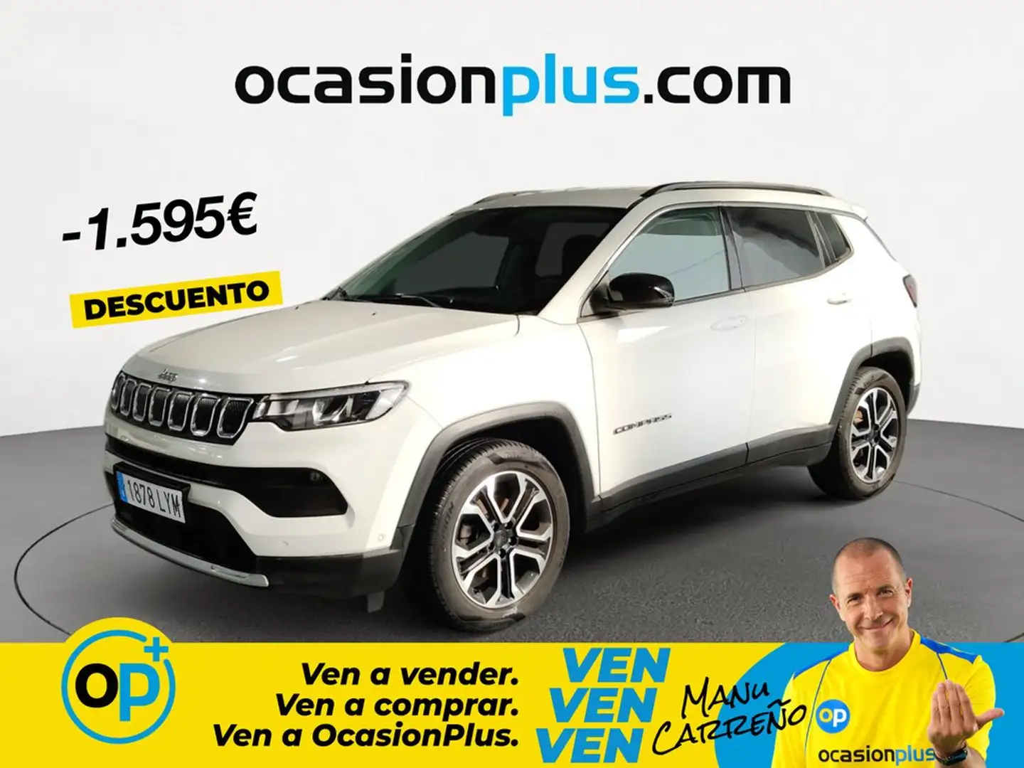 Jeep Compass 1.3 Gse T4 Limited 4x2 130 Blanco - 1