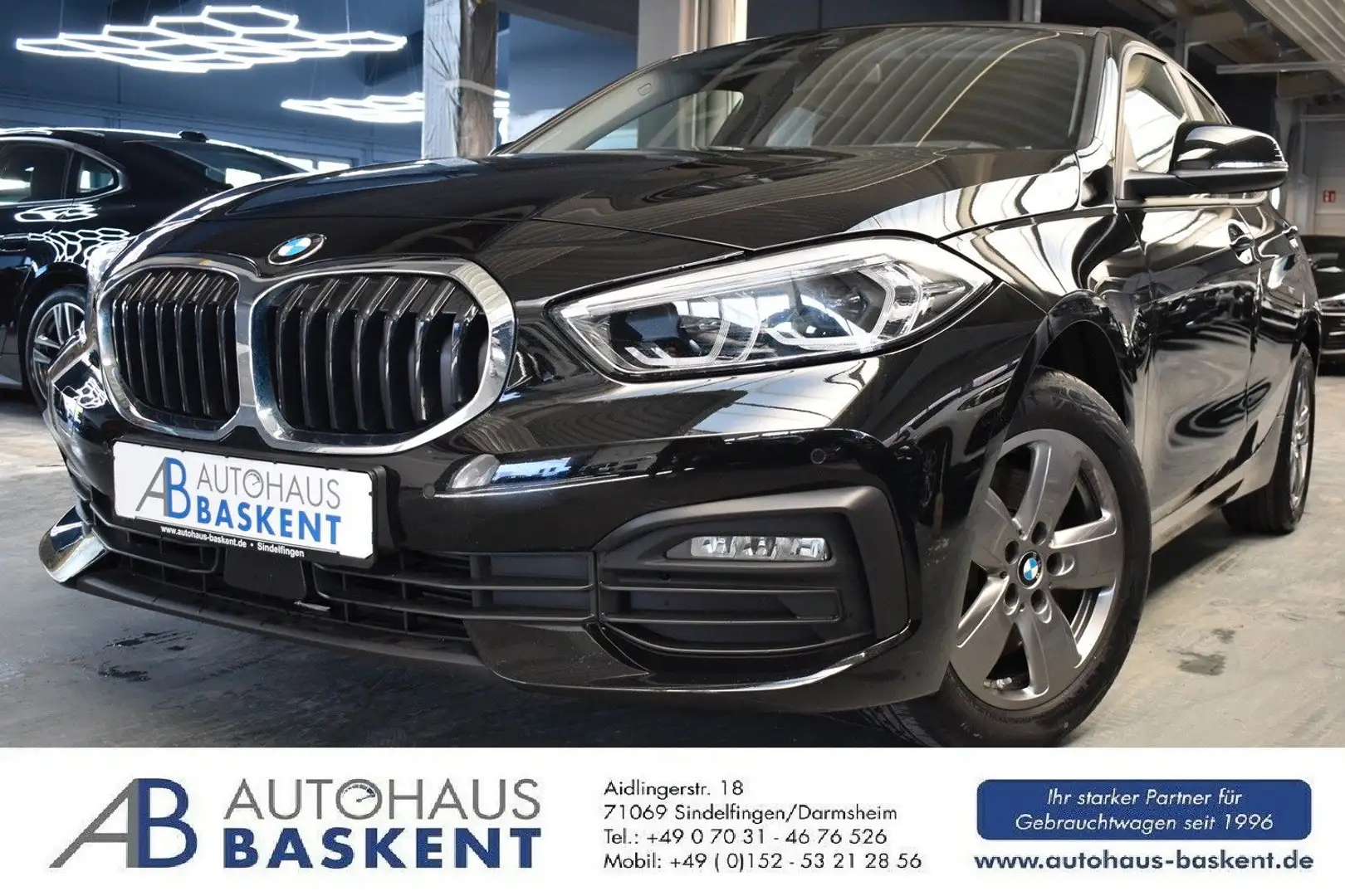 BMW 116 d Advantage*LED*NAVI*SHZ*PDC*ALU* Zwart - 1