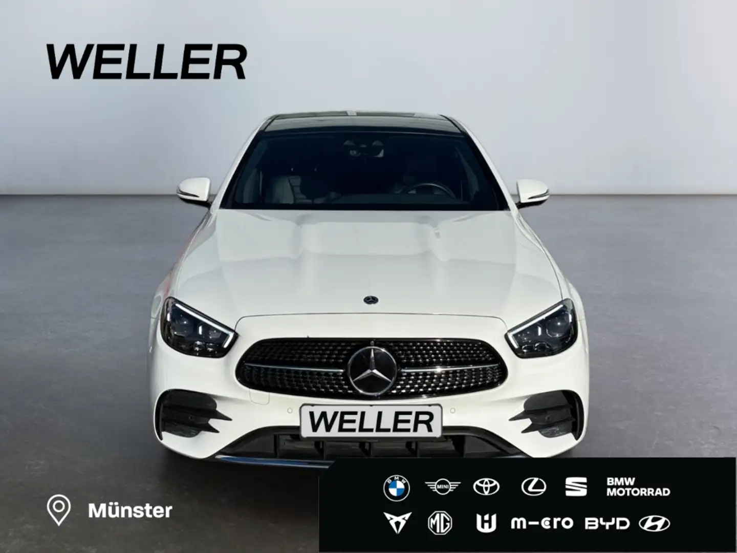 Mercedes-Benz E 400 d 4M 9G AMG Line *LED*Distr+*Pano*360* Weiß - 2