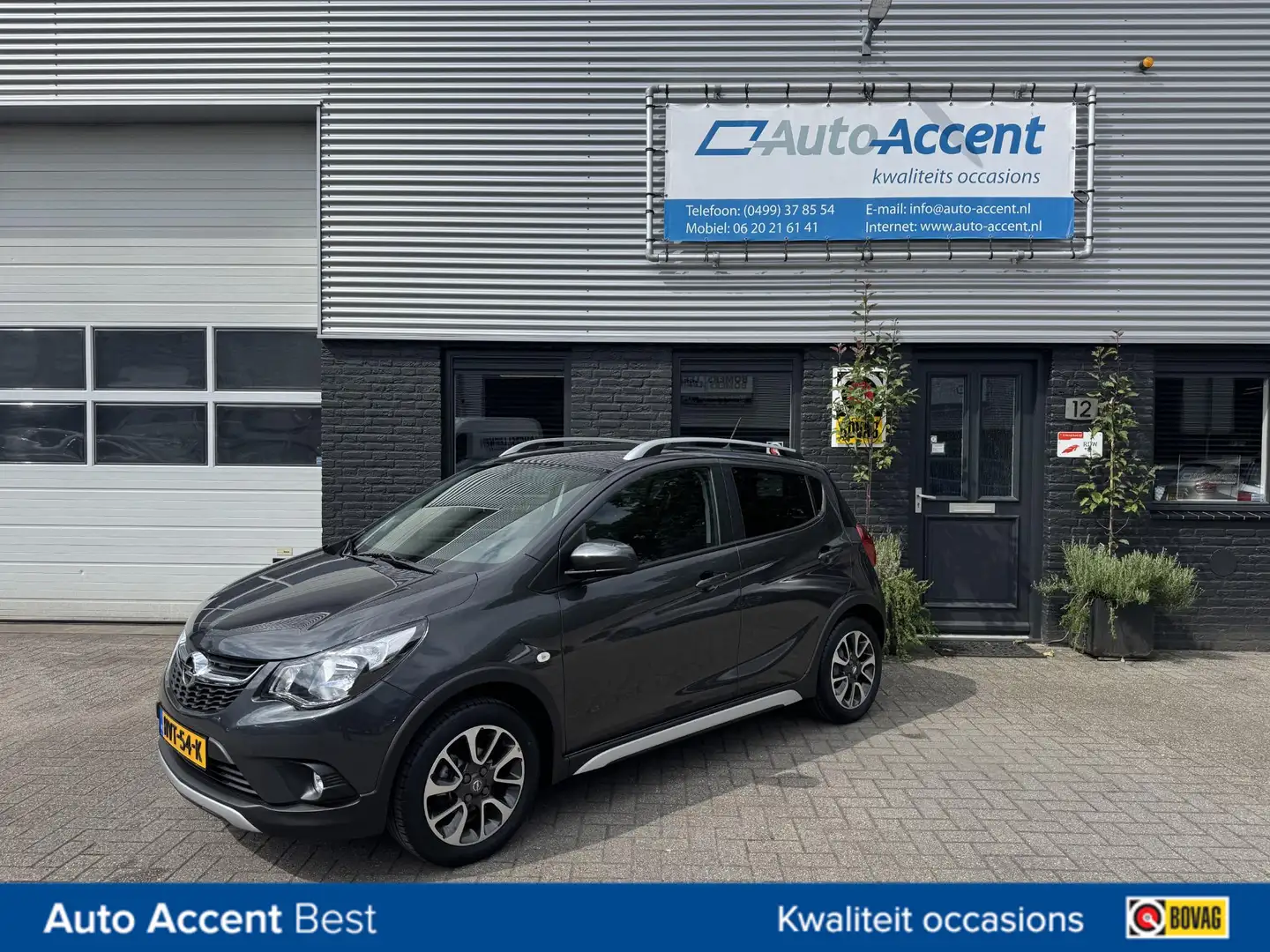 Opel Karl 1.0 Rocks Online Edition Carplay/Klima/Cruise/22dk Grijs - 1
