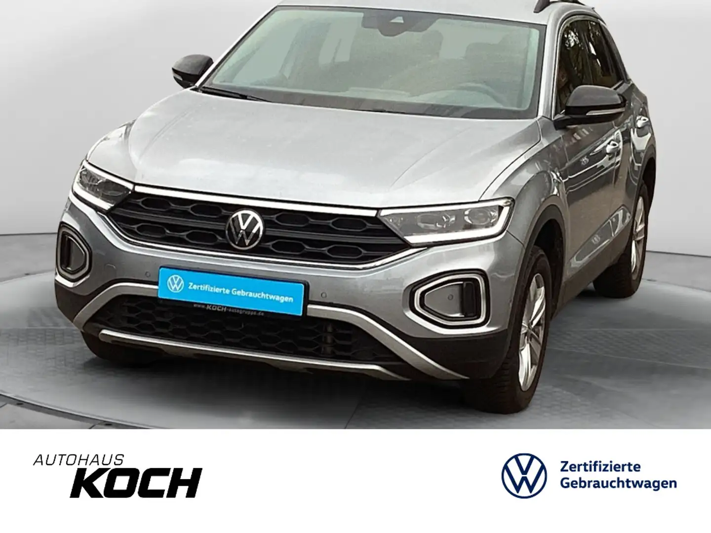 Volkswagen T-Roc 1.5TSI Goal DSG Navi AHK LED Kamera Silber - 1