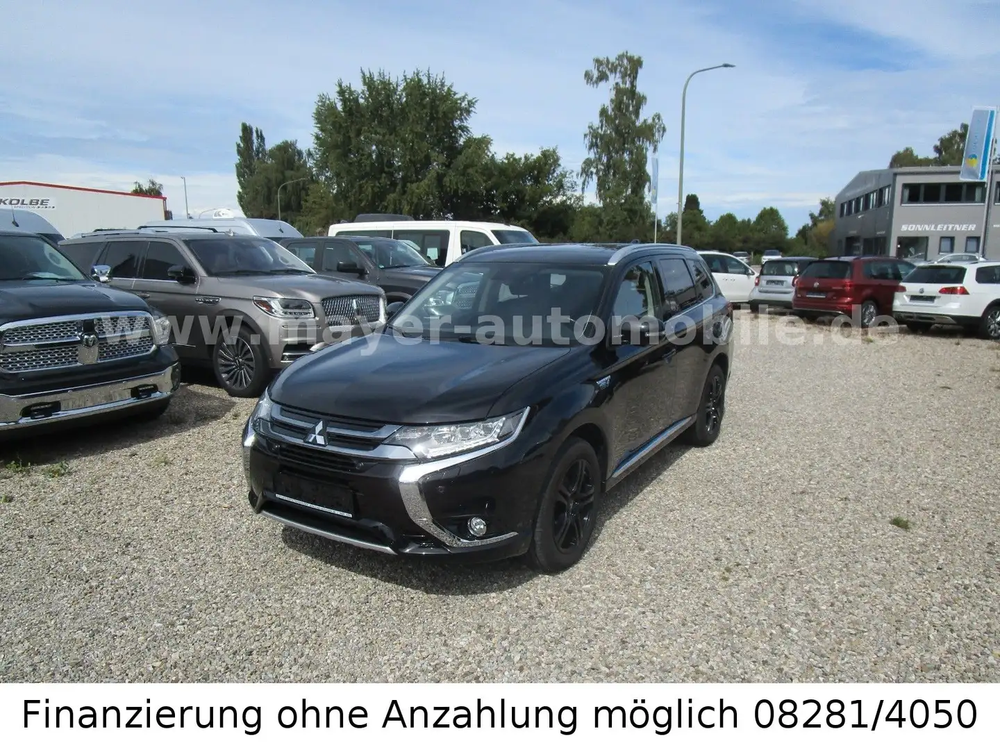 Mitsubishi Outlander PHEV Top 4WD*AHK*SD*KAMERA*NAVI*LEDER* Zwart - 1