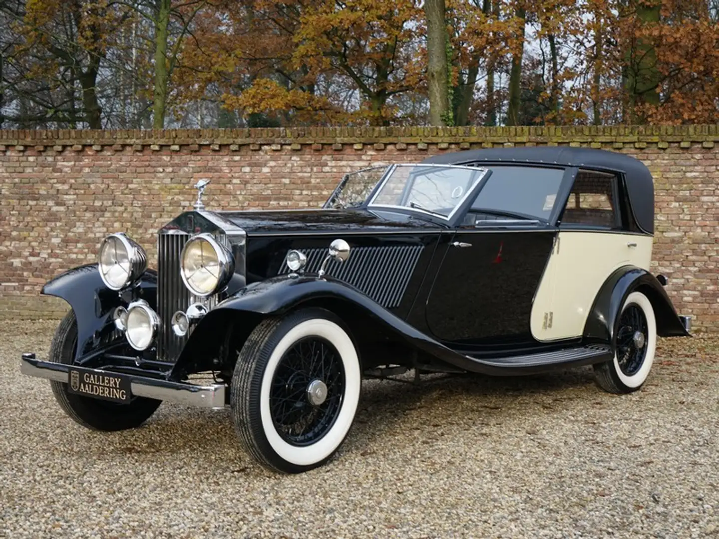 Oldtimer Rolls Royce Freestone and Webb 4D6 unique handmade body, fully Zwart - 1