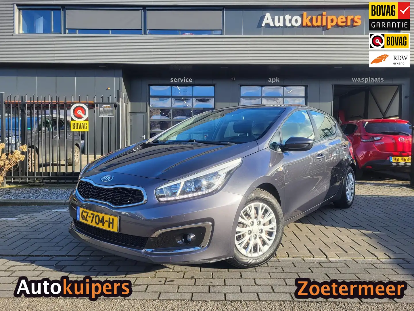 Kia Ceed / cee'd 1.0 T-GDi Navigator | Met achteruitrijcamera, clim Grijs - 1