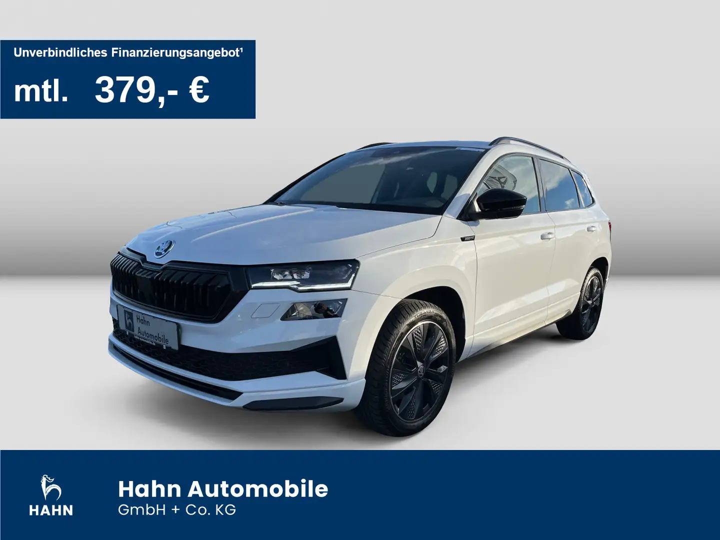 Skoda Karoq 1.5 TSI DSG Sportline Navi AHK CAM LED PDC Weiß - 1