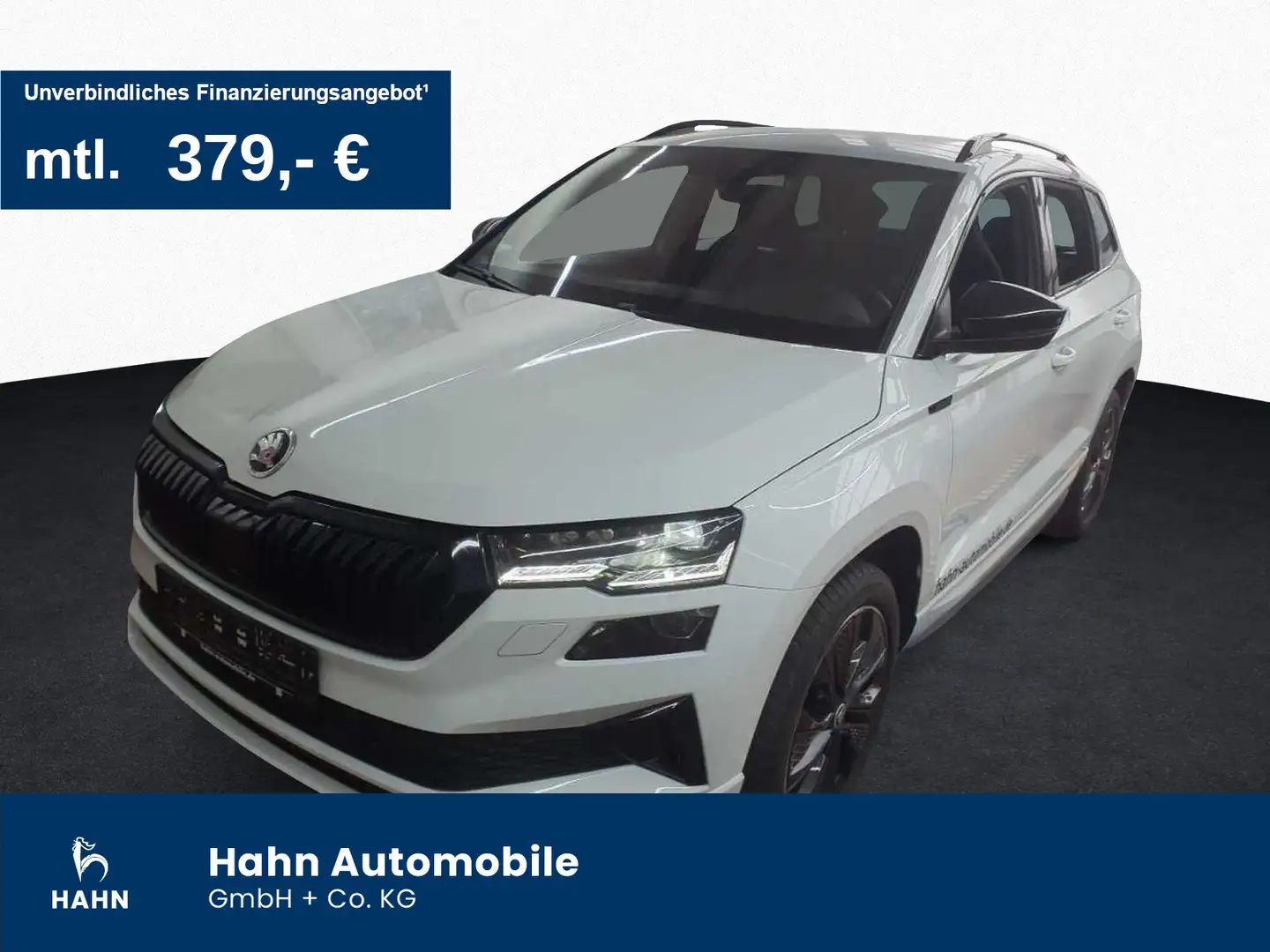 Skoda Karoq 1.5 TSI DSG Sportline Navi AHK CAM LED PDC Weiß - 1