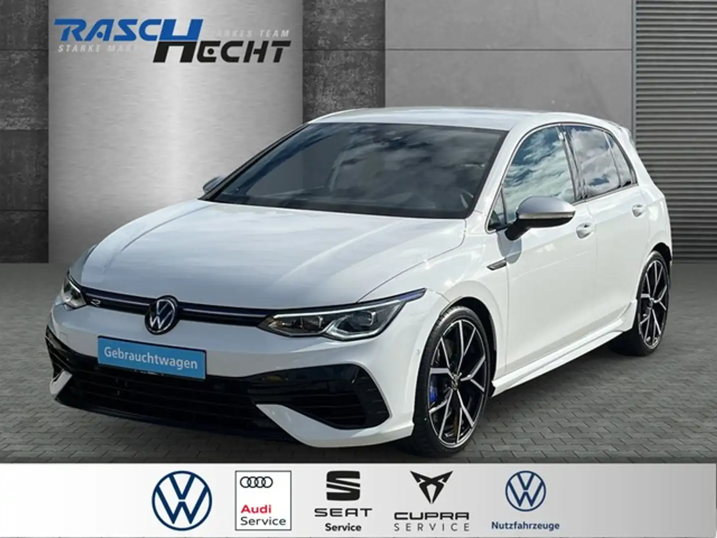 Volkswagen Golf R 2.0 TSI DSG 4MOTION*LED*NAVI*R-AGA* Weiß - 1