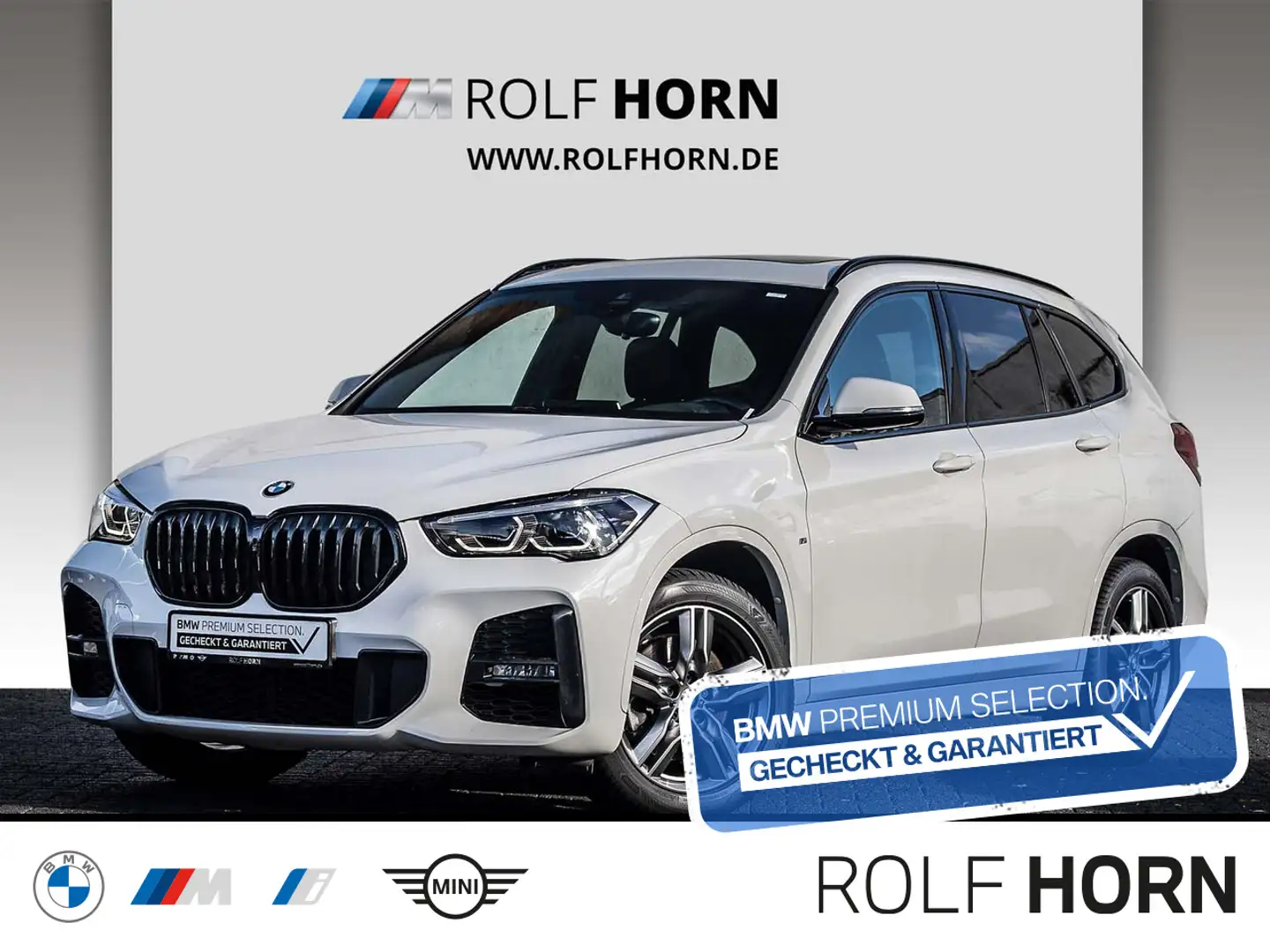 BMW X1 sDrive20i M Sportpaket HeadUp RfKam Pano HiFi Wit - 1